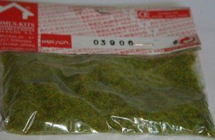 Трава зеленая (флок), 6 гр (Domus Kits 03906) Syntetic grass