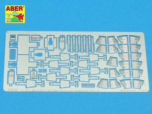 1/35 Снарядні ящики та магазини для гармат KwK-30 та KwK-38, фототравлені (Aber 35-A94)