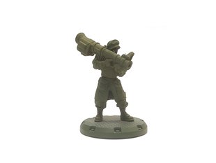 30mm "Death Dealer", Ranger Weapon Squad, мініатюра DUST Tactics, пластикова нефарбована