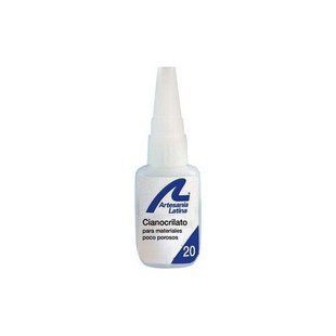 Цианакрилатний клей для невеликих пористих поверхонь, 20 мл (Artesania Latina 27613) Instant Adhesive for Little Porous Materials