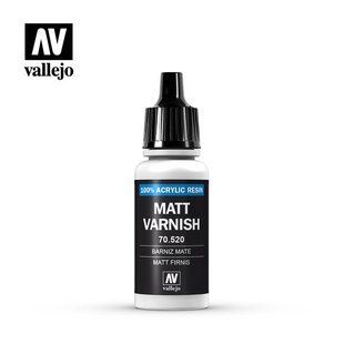 Лак матовый акриловый, 17 мл (Vallejo Model Color 70520) Matt Varnish