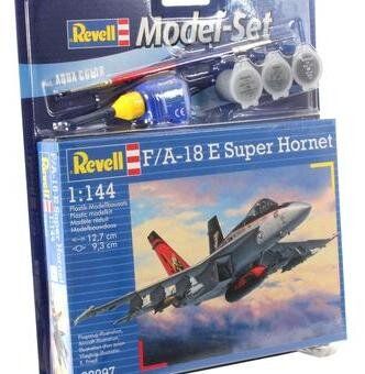 1/144 F/A-18E Super Hornet + клей + краска + кисточка (Revell 63997)