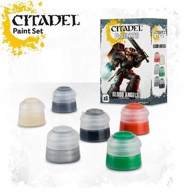 Blood Angels Paint Set, Citadel Paints (Games Workshop 99170101001) Кровавые Ангелы: Набор красок