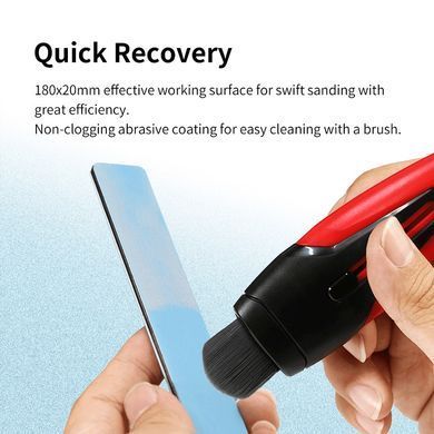 Шлифовальный стик #240 грит, 3 штуки 180х20х4 мм (DSPIAE MSS Semi-rigid Sanding Sticks)