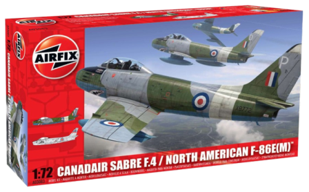 1/72 Canadair Sabre F.4/North American F-86E (M) (Airfix 03083) сборная модель
