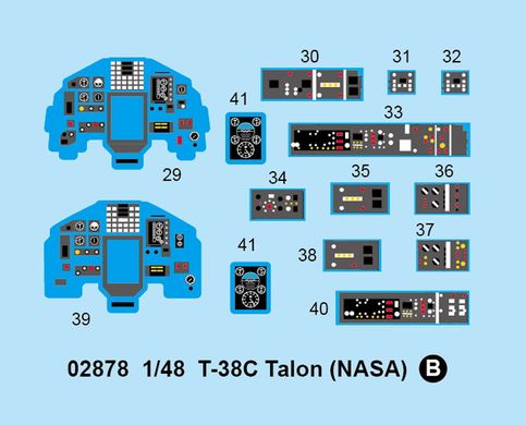1/48 T-38C Talon самолет NASA (Trumpeter 02878), сборная модель