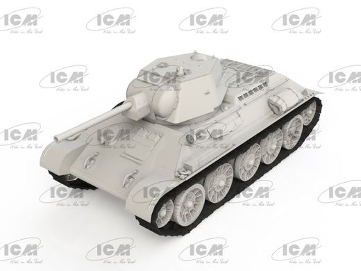 1/35 ОТ-34/76 советский огнеметный танк (ICM 35354), сборная модель