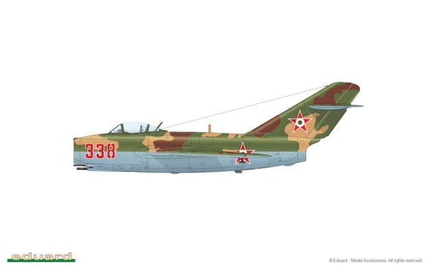 1/72 МіГ-15біс радянський винищувач, серія ProfiPACK (Eduard 7059), збірна модель