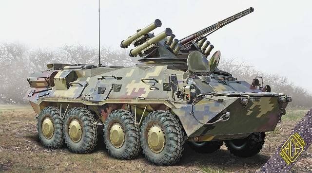 1/72 БТР-3Е1 український бронетранспортер (ACE 72175), збірна модель
