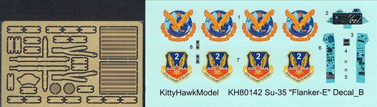 1/48 Сухой Су-35 (Kitty Hawk 80142) сборная модель