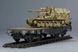 1/35 Німецька САУ 10.5cm leFH-18/4 auf Geschutzwagen Lrs.[f] Becker та транспортна залізнична платформа Type SSy45 Flatcar Schwerer Platformwagen (Zimi Model ZM35077), збірна модель