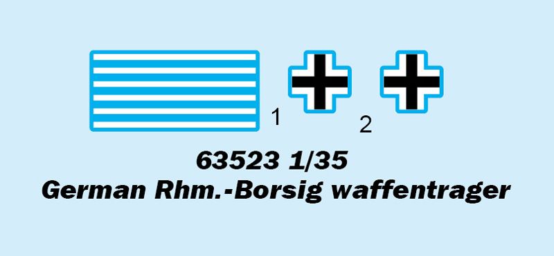 1/35 Rheinmetall-Borsig Waffentrager германская САУ (I Love Kit 63523), сборная модель