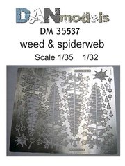 1/32-1/35 Ліана монстера та павутина, металеві фототравлені (DANmodels DM35537)