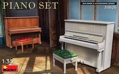 1/35 Піаніно, 2 штуки, для підставок, діорам та макетів (Miniart 35626), збірні пластикові
