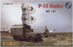1/87 П-15 советская радиолокационная станция (ZZ Modell 87031) сборная модель