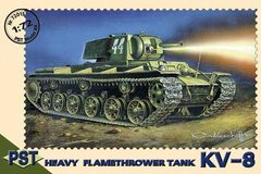 КВ-8 советский огнеметный танк 1:72