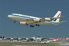 1/144 Boeing 720 "United Airlines" пассажирский авиалайнер (Roden 320) сборная модель
