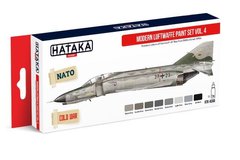 Набор красок Modern Luftwaffe №4 для F-4 Phantom, 8 шт (Red Line) Hataka AS-66