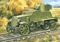 1/72 БА-3ЖД радянський бронеавтомобіль на залізничному ходу (UniModels UM 364), збірна модель