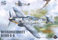 1/35 Messerschmitt Bf-109G-6, модель з інтер'єром + випадкова фігурка пілота + випадковий афтермаркет (Border Model BF001), збірна модель