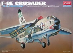 1/72 F-8E Crusader корпуса морской пехоты США (Academy 1615) сборная модель
