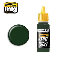 Зеленый защитный МЦ 1200, 17 мл (Ammo by Mig A.MIG-053 Protective MC 1200) акриловая краска