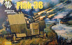 1/72 Flak 38 германская зенитка (Military Wheels 7224) сборная модель