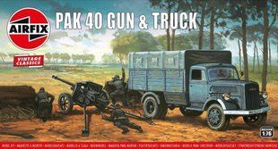 1/76 Німецька 75-мм гармата Pak-40 та автомобіль Opel Blitz, серія Vintage Classics (Airfix A02315V), збірні моделі