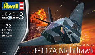 1/72&nbsp;Lockheed F-117A Nighthawk американський стелс-винищувач (Revell 03899), збірна модель