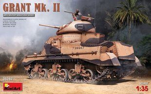 1/35 Танк Grant Mk.II з набором рюкзаків, сумок і брезентових скаток (Miniart 35282), збірна модель
