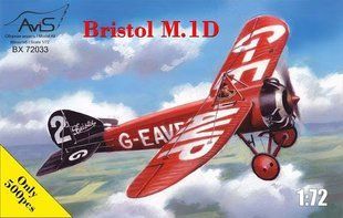 1/72 Bristol M.1D британський випробувальний літак (AviS 72033), збірна модель