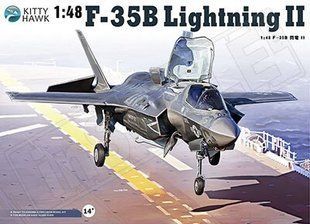 1/48 F-35B Lightning II реактивный самолет (Kitty Hawk 80102) сборная модель