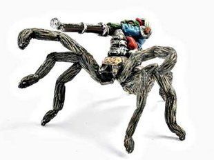 Mirliton Miniatures - Миниатюра 25-28 mm Fantasy - Goblin with Harquebus on Giant Spider - MRLT-GO017