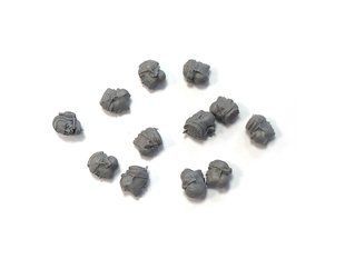 Catachan Jungle Fighters Heads, головы для миниатюр Warhammer 40.000, пластиковые (Games Workshop)