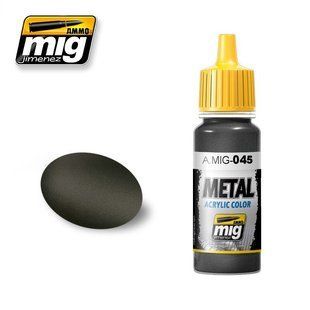 Збройовий метал FS 37200 / RAL 9007 / RLM 03, 17 мл (Ammo by Mig A.MIG-045 Gun metal) акрилова фарба