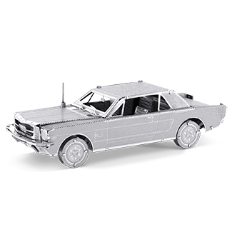 1965 Ford Mustang Coupe, сборная металлическая модель Metal Earth 3D MMS056