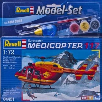1/72 Medicopter 117 + клей + краска + кисточка (Revell 64451)