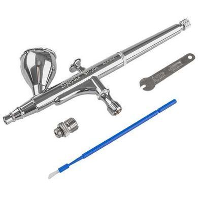 Аэрограф&nbsp;Sparmax SP-20X, сопло 0.2 мм резьбовое, бачок 7 мл (Sparmax 884023 Airbrush)