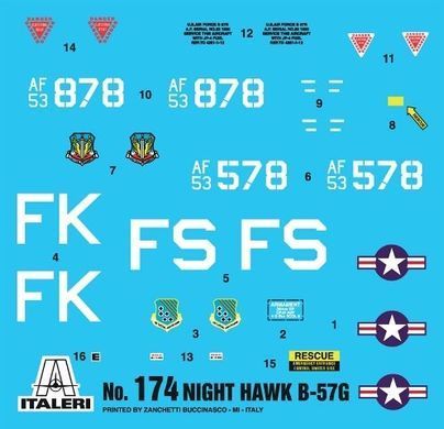 Martin B-57G Canberra "Night Hawk" 1:72