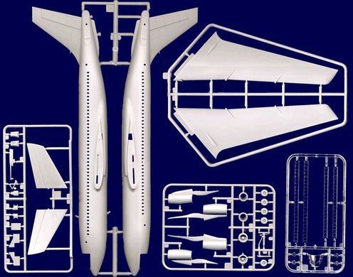 1/144 Boeing 720 "United Airlines" пасажирський авіалайнер (Roden 320) збірна модель