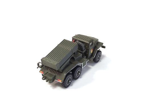 1/72 РСЗВ БМ-21 Град, серія "Русские танки" від DeAgostini, готова модель (без журналу та упаковки)