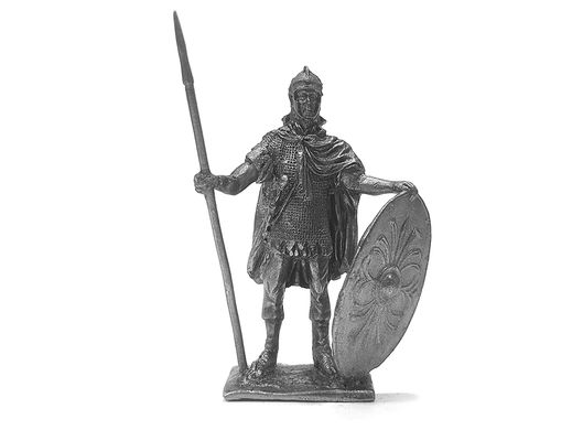 54мм Римский солдат вспомогательных войск, коллекционная оловянная миниатюра