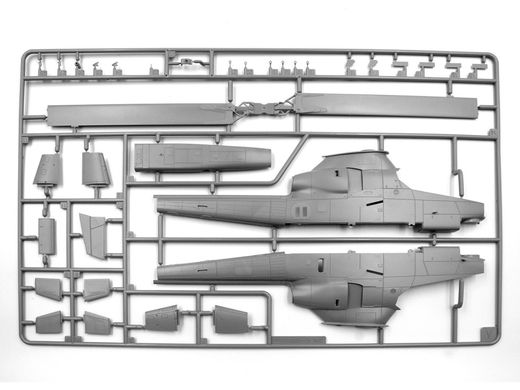 1/48 Вертолет AH-1G Cobra и аэродромное покрытие M8A1, Limited Edition (ICM 48298), сборная модель