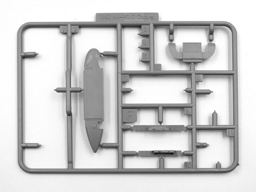 1/48 Гелікоптер AH-1G Cobra та аеродромне покриття M8A1, Limited Edition (ICM 48298), збірна модель