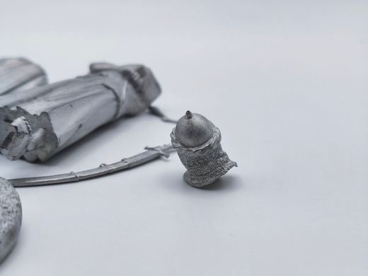 70мм Ісламський воїн 12-го століття (Elite Miniaturas BS/70.24 Islamic Warrior S. XII), колекційна олов'яна мініатюра