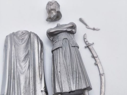 70мм Ісламський воїн 12-го століття (Elite Miniaturas BS/70.24 Islamic Warrior S. XII), колекційна олов'яна мініатюра