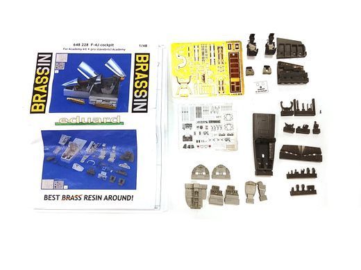 УЦІНКА 1/48 Деталізація кокпіту для F-4J Phantom, для моделей Academy, серія Brassin (Eduard 648228)
