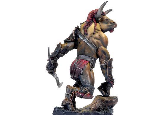 54мм Uru, The Juggernaut, серия Warlord Saga, коллекционная оловянная миниатюра (Andrea Miniatures WS-016), сборная некрашеная