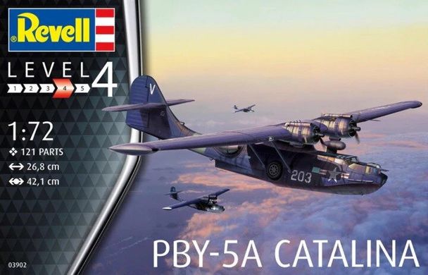 1/72 PBY-5A Catalina самолет-амфибия (Revell 03902), сборная модель