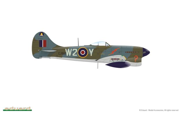 1/48 Tempest Mk.V series 2 британский истребитель, серия ProfiPACK (Eduard 82122) сборная модель